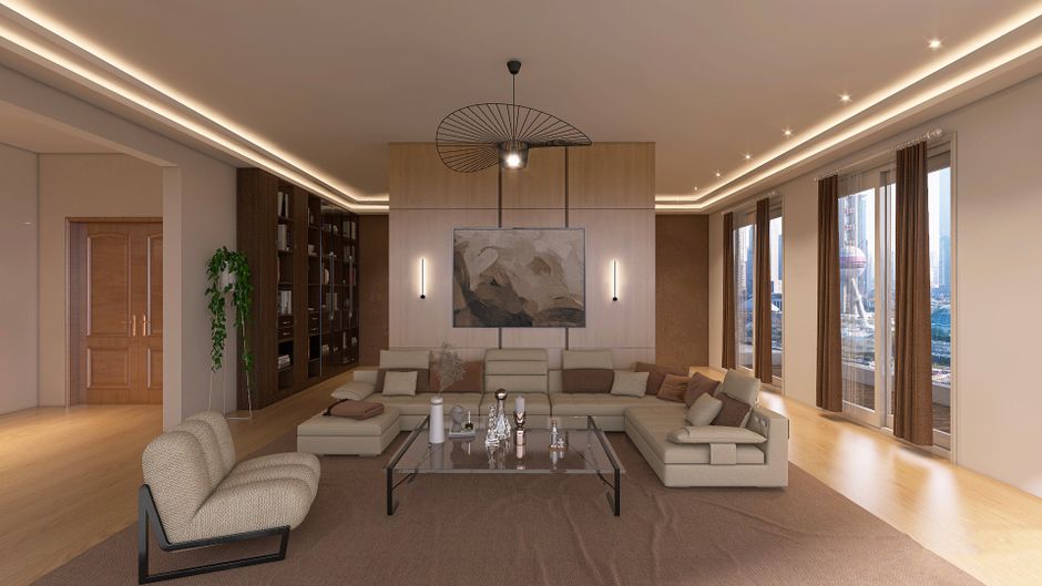 etape design interior apartament randări 3D